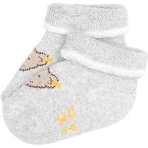 Steiff Unisex baby korte sokken GOTS, Soft Grey Melange, 18 EU