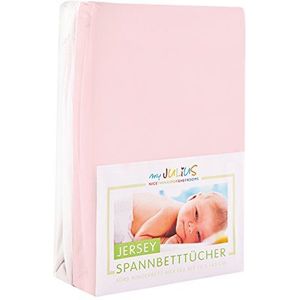 Julius Zöllner Jersey Hoeslaken Set van 2 voor babybedmaat Afmetingen: 60 x 120 + 70 x 140,