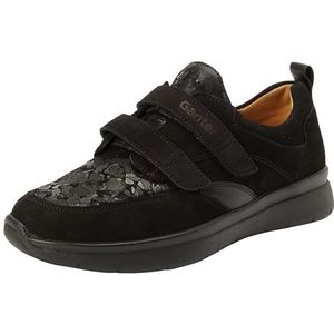 Ganter Kira Sneakers voor dames, zwart, 40 EU X-breed