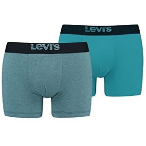 Levi's Herenboxershort ondergoed (set van 2), groen, XL