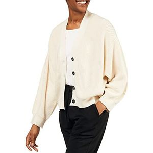 People Tree Jasmine Cardigan Sweater voor dames, Ecru, 38