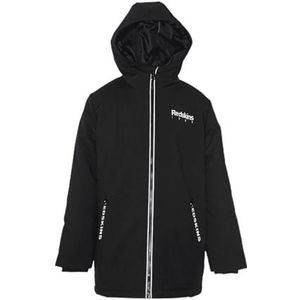 REDSKINS JUNIOR Fleece Jack Warme Jas Hoodies Donsjack Winter Regenjas Kleding Kinderen Jongen Meisje Model 1003 Zwart Maat 8 jaar