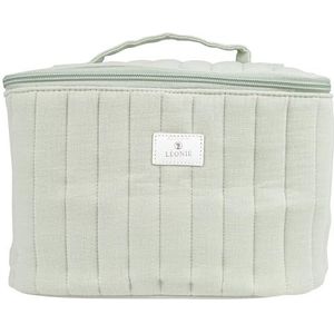 Reismake-up voor dames (26 x 20 x 18 cm), katoenen gaas, kleur: groen