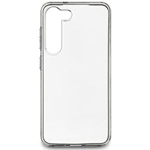 Hama Telefoonhoesje voor Samsung Galaxy S23 Crystal Clear"", transparant, Samsung S23, TPU beschermhoes, flexibele beschermhoes voor mobiele telefoon met antislip oppervlak), transparant