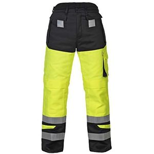 Hydrowear 043600YB Marokko Winter Trouser, Multi CVC, 80% Katoen/19% Polyester/1% Antistatisch, 54 Maten, Hi-Vis Geel/Zwart