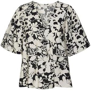 VERO MODA Shirtblouse voor dames, Berk/Aop: oline, M