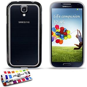 MUZZANO Originele Bumper Cover Case voor Samsung Galaxy S4 I9500 - Zwart/Grijs