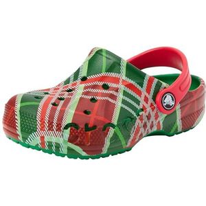 Crocs Baya Holiday Plaid Klomp K, Kelly Groen, 11 UK, Kelly Groen, 11 UK