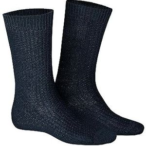 Hudson heren sokken pique fashion, marineblauw, 43-46 EU