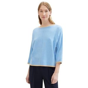 TOM TAILOR Damestrui, 34910 - Light Fjord Blue Melange, S