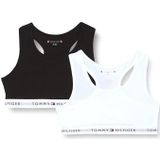 Tommy Hilfiger Bralette Ug0ug00748, verpakking met 2 andere beha's, roze (zwart/wit), 4-5 jaar meisjes en meisjes
