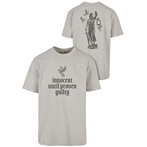 Mister Tee Justice T-shirt voor heren, oversized, maat XS, Lichtopbrengst, XS