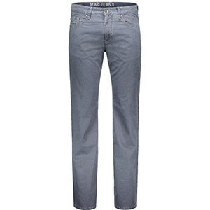 MAC Jeans Arne-Melange Gabardine Straight Jeans voor heren, blauw (195), 34W x 30L