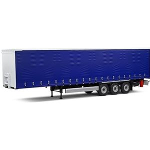 SOLIDO 1:24 Tarpaulin Trailer Blue