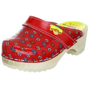 Pippi Langstrumpf Rullgardina 70721 meisjes klompen en slippers, rood rood 99, 26 EU