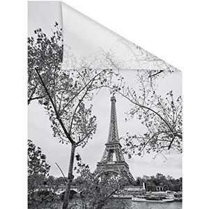 Lichtblick raamfolie zelfklevend, privacy, motief Parijs, zwart-wit