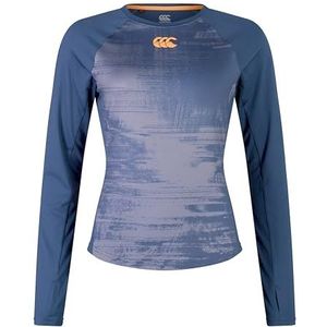 Canterbury Vapodri Graphic Superlight T-shirt met lange mouwen voor jongens, marineblauw, 10 jaar