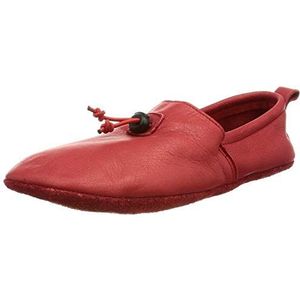 Pololo Unisex kindercordel rode pantoffels, rood, 33 EU