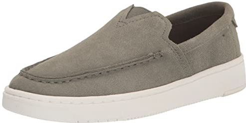 TOMS Trvl Lite Loafer Flat voor heren, Vetiver Grijs Suède, 43 EU