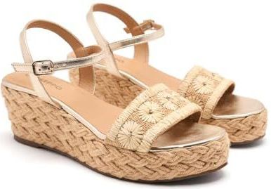 Gioseppo - Candia - Sandalen - Dierenprint - Sleehak 10 cm