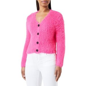 Poomi Huidvriendelijke en comfortabele gebreide trui voor dames, acryl, roze, maat XS/S, roze, XS