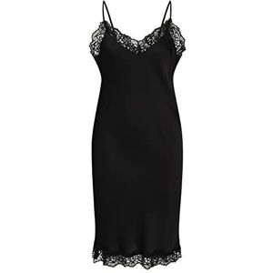 CCDK Copenhagen Siana Chemise Dress Nightgown Damesjurk, zwart, maat XS, zwart, XS