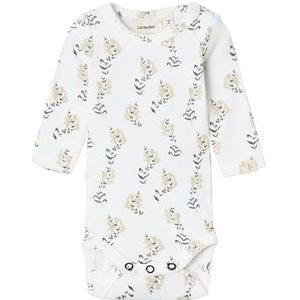 NAME IT Meisje romper lange mouwen, Coconut Milk., 62