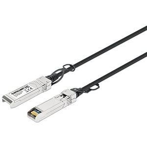 Intellinet SFP+ 10G Passieve DAC Twinax kabel SFP+ naar SFP+, 3 m, HPE-compatibel, Direct Attach Copper, AWG 30, zwart