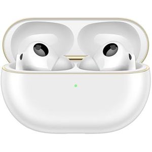 HUAWEI FreeBuds Pro 4 Headphones, Bluetooth-Headphones, Premium geluid, Stabiele & heldere gesprekken, Intelligent Dynamic ANC, Silver String Design, 33 uur van luisterplezier, iOS & Android, Wit