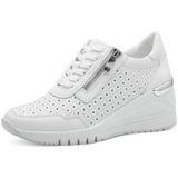 Marco Tozzi - Dames Sneaker - Wit - Leer/Synthetisch