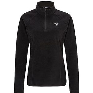 Ziener Jemila Skipullover voor dames, skirolli, functioneel shirt | lange mouwen, ademend, fleece, warm, zwart, 36