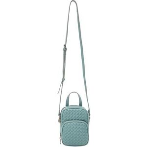 Sidona Dames handtas tas clutch, blauw, Eén Maat