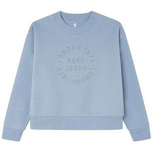 Pepe Jeans Vania Sweatshirt voor meisjes, Blauw (Steel Blue), 16 jaar