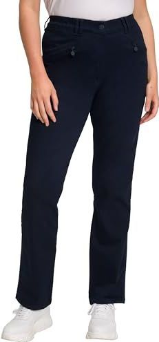 Ulla Popken Broek 'Mony'  marine