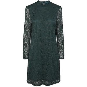Bestseller A/S PCOLLINE LS LACE Dress NOOS BC, Trekking green., XL