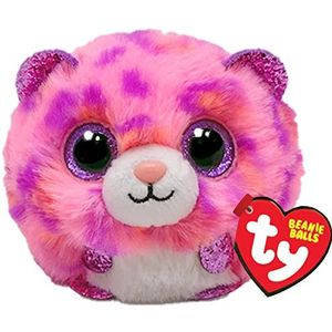 TY Topaz Leopard Beanie Balls 3 inch, beanie baby zacht pluche dier, verzamelstuk, knuffelige stoffen teddy