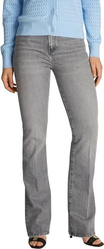 TOMMY HILFIGER - Jeans - Grey Denim - Flared - High Waist