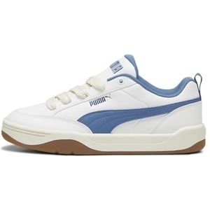 PUMA Unisex Park Lifestyle Sneaker, Puma Wit Blauw Horizon Alpine Sneeuw, 38 EU