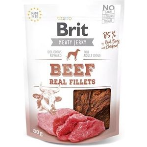 VAFO PRAHA s.r.o. Bret Dog Snacks 200g Snack Jerky Beef Filets / 8