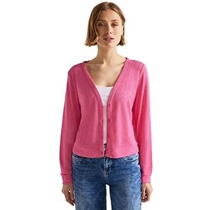 STREET ONE Dames A320106 Cardigan Bolerojas, berry roze, 42