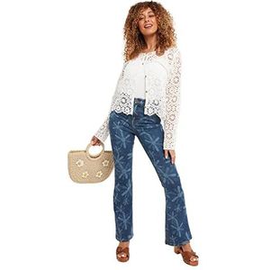 Joe Browns Vrouwen Funky Floral Festival Mixed Wash Duurzame uitlopende jeans, blauw, 6, Blauw, 32