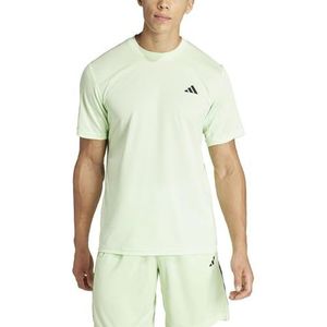 adidas Heren Train Essentials Training Tee, semi green spark/black, XS