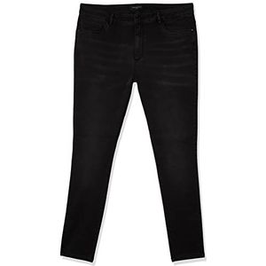 ONLY CARMAKOMA Women's CARAUGUSTA HW SK BJ13963 DNM jeansbroek, Black Denim, 42/32, zwart denim, 42W x 32L