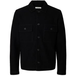 Selected - Nealy Cardigan - Gebreid Herenvest - Met Lange Mouwen - Overhemdkraag