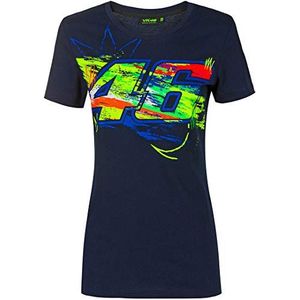 Valentino Rossi VR46 Classic, Dames T-Shirt, Blauw, M