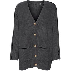 VERO MODA - VMZORA LS - Cardigan - Asfalt - Dames