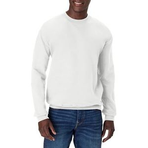 Hanes Ultimate Cotton Heavyweight asymmetrisch heren (1 stuk), Wit, XL