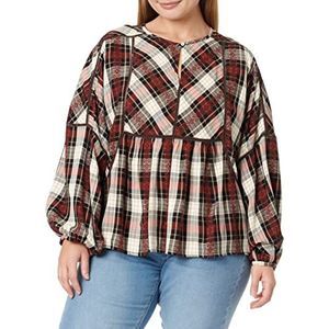 Pepe Jeans Zoe Damesshirt met lange mouwen, 262brick, L