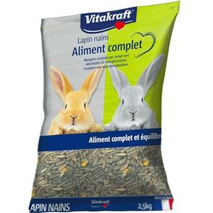 Vitakraft - Complete voeding voor konijnen 2,5 kg