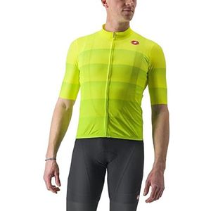 CASTELLI Levelli Jersey fietsshirt voor heren, Geel (Neon Geel), M